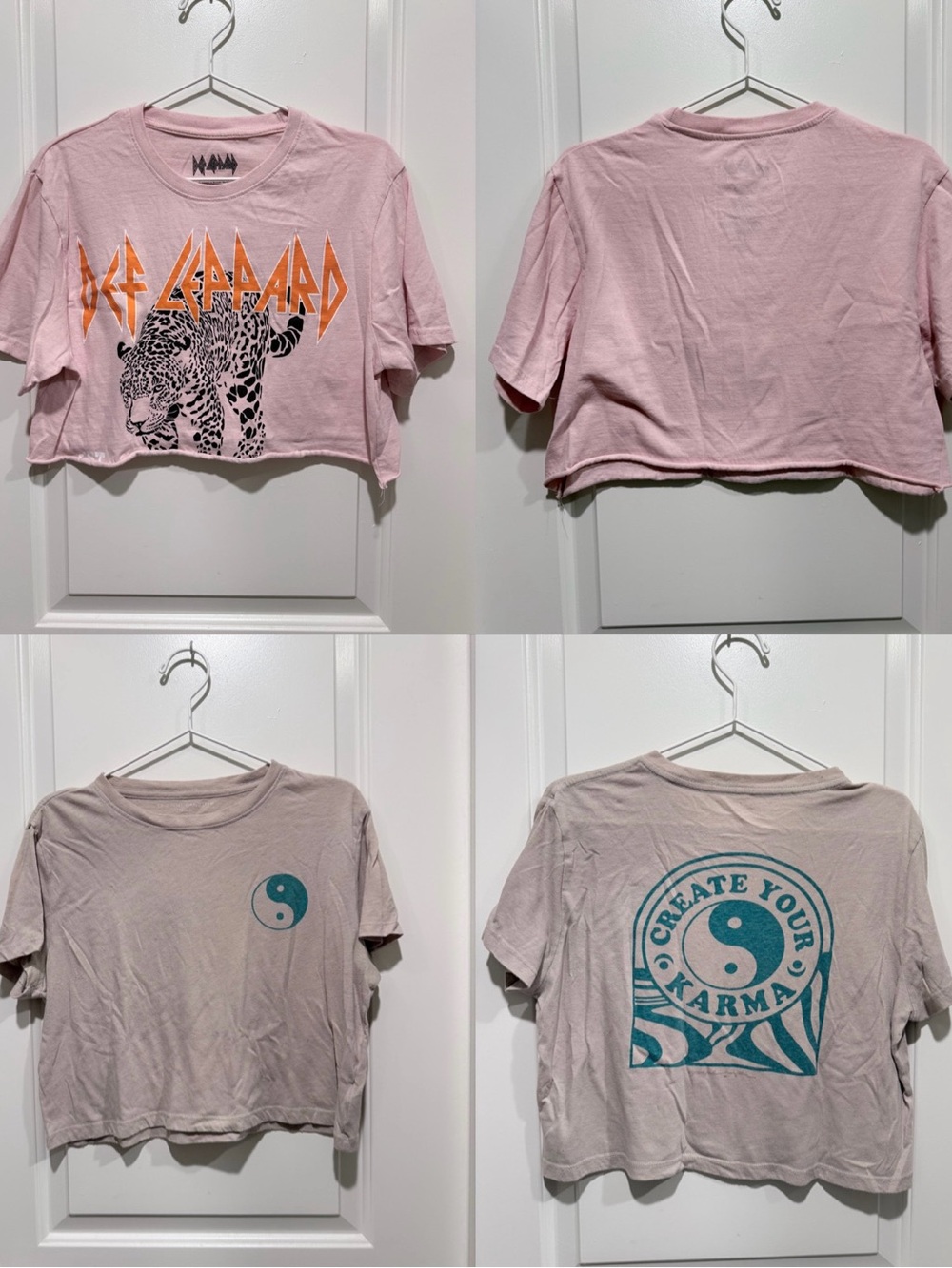 2 Graphic Tees- Spirirual Gangster & Def Leppard